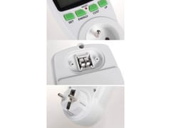 Greenblue GB202 vatmetras Balta 0 - 9999 W Įmontuotas ekranas LCD 8