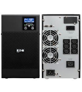 Eaton 9E3000I nepertraukiamo maitinimo resursai (UPS) Dviguba konversija (prisijungus) 3 kVA 2400 W 7 AC išvestis(ys / čių)