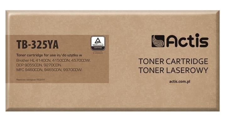 Actis TB-325YA (pakaitinis Brother TN-325Y; Aukščiausiasis; 3500 puslapių; geltonas)