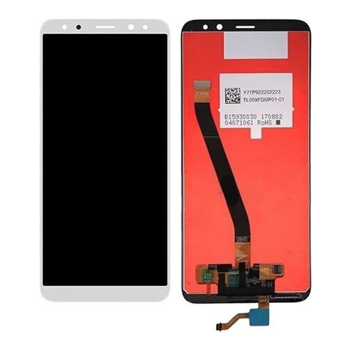 Pakaitinis telefono ekranas Huawei Mate 10 lite (baltas), restauruotas