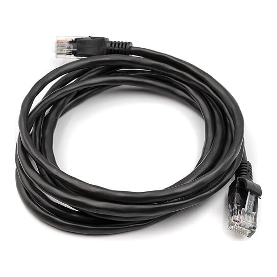 Kabelis Cat5E UTP, 2m, juodas
