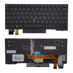Nešiojamo kompiuterio klaviatūra Lenovo Thinkpad X13, su pašvietimu, su trackpoint, US