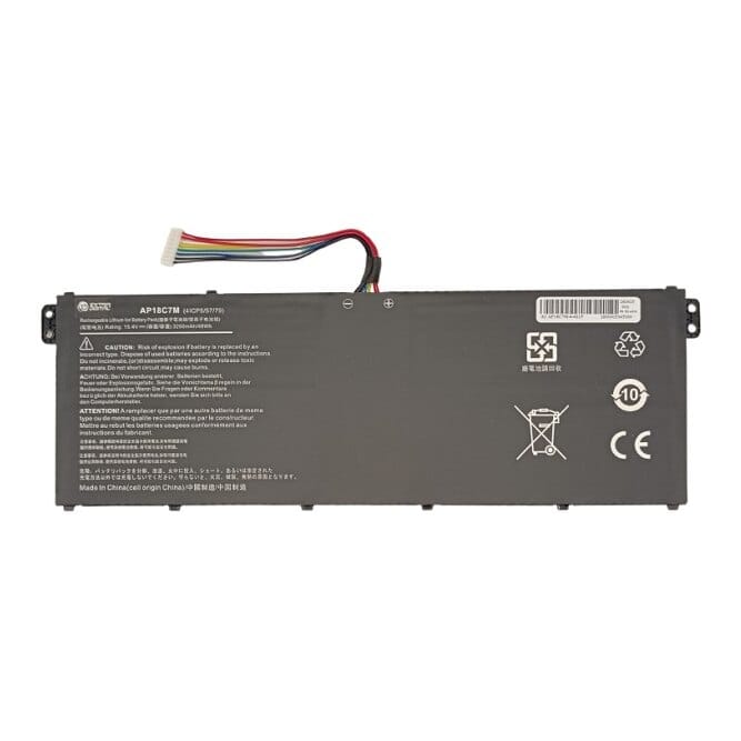 Suderinama nešiojamo kompiuterio baterija Acer AP18C7M, 3200 mAh