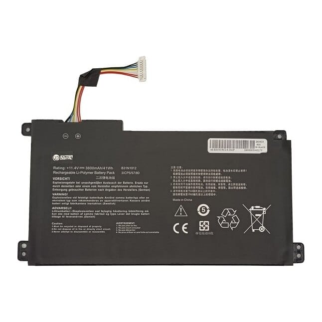 Suderinama nešiojamo kompiuterio baterija ASUS B31N1912, 3600 mAh