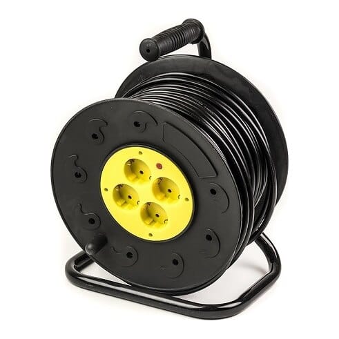 Ilgintuvas su rite 50m, 4 lizdai, 3x2.5mm2