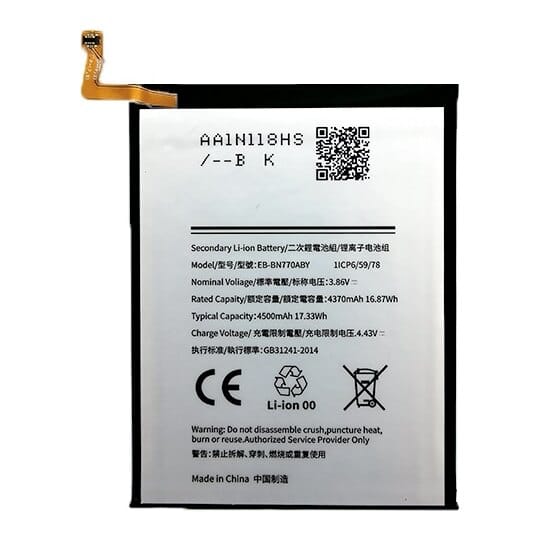 Suderinama telefono baterija Samsung Galaxy Note 10 Lite