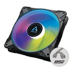ARCTIC P14 PWM PST A-RGB korpuso ventiliatorius, 4-pin, 140 mm, juodas