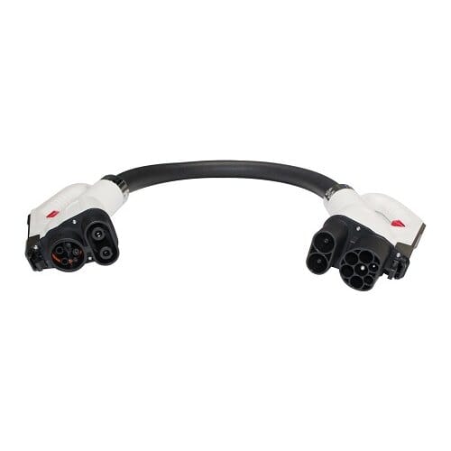 Elektromobilio adapteris CCS 1 (Female) - CCS 2 (Male)