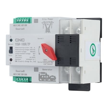 Automatinis perjungėjas CNC 2P 220 V 100 A