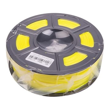 3D spausdinimo plastikas ABS, 1,75 mm, 1kg, geltonas