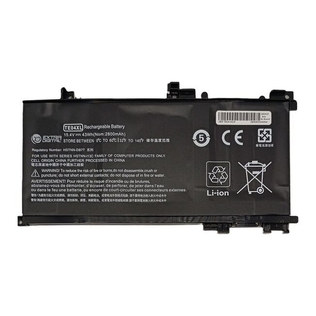 Suderinama nešiojamo kompiuterio baterija HP TE04XL, 2800 mAh