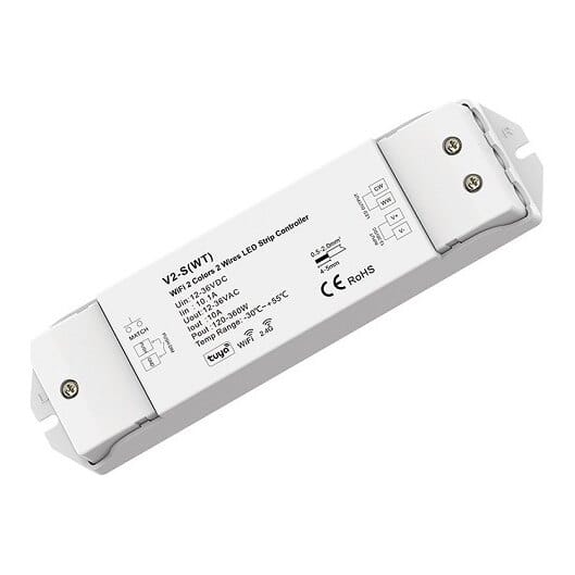 V2-S(WT) valdiklis12–36 V, 1x10 A, Tuya, Wi-Fi