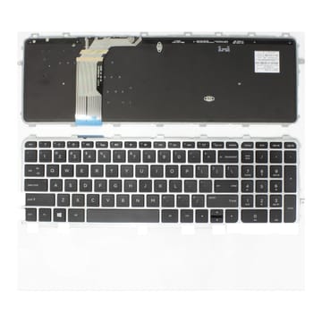 Nešiojamo kompiuterio klaviatūra HP Envy TouchSmart 15-J, 17-J, M7-J, 17T-J su rėmeliu