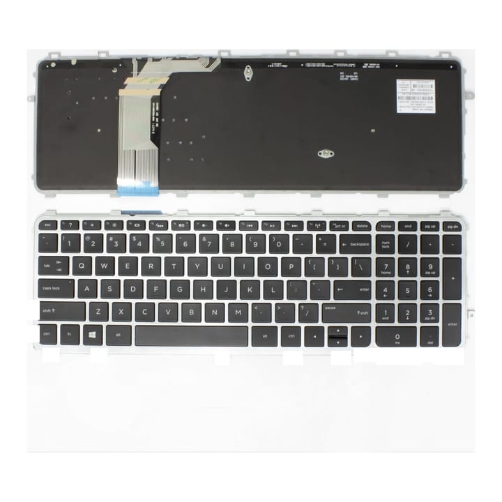 Nešiojamo kompiuterio klaviatūra HP Envy TouchSmart 15-J, 17-J, M7-J, 17T-J su rėmeliu