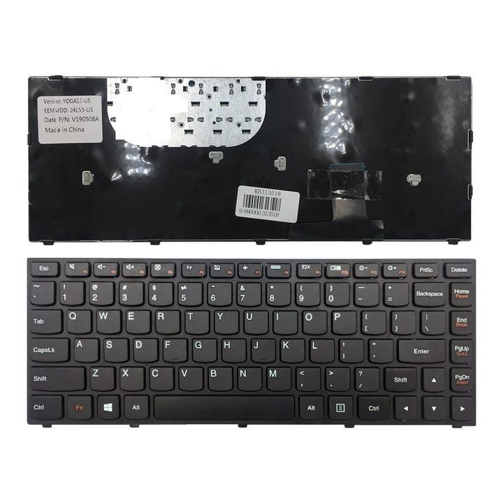 Nešiojamo kompiuterio klaviatūra Lenovo IdeaPad Yoga 13 Ultrabook Series 13-IFI 13-ISE