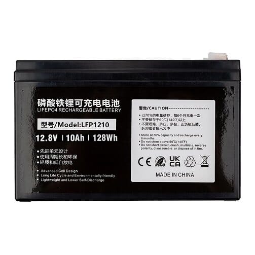 Akumuliatorius LiFePO4 12 V, 10Ah, T2, T1