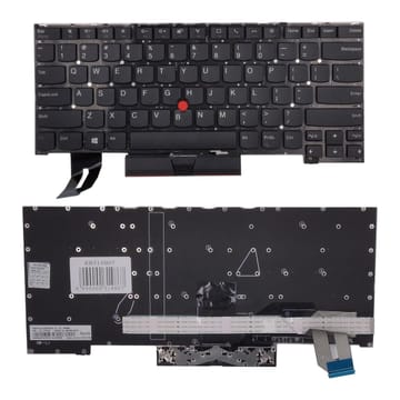 Nešiojamo kompiuterio klaviatūra Lenovo ThinkPad T14s, su trackpoint, US