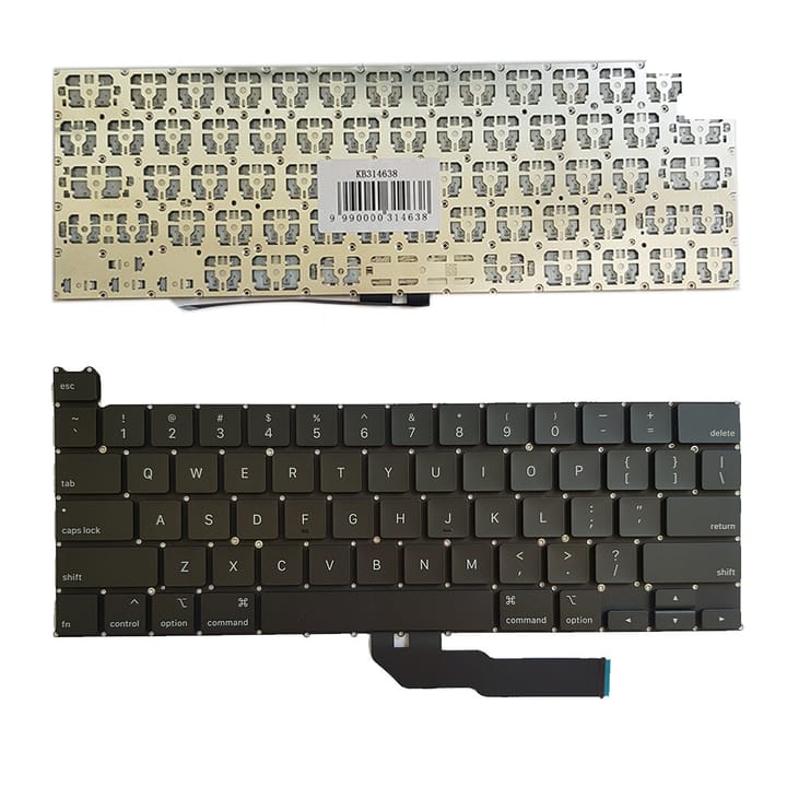 Nešiojamo kompiuterio klaviatūra Apple A2251, US