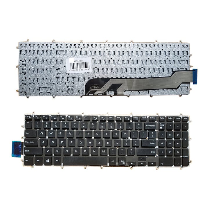 Nešiojamo kompiuterio klaviatūra Dell Inspiron 15-5565, 15-5567,15-5570, US