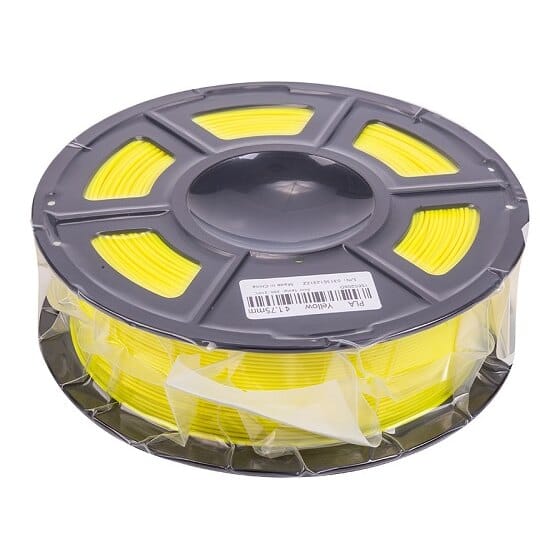 3D spausdinimo plastikas PLA, 1,75 mm, 1kg, geltonas