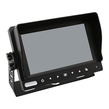 Automobilinis CCTV monitorius 7 colių, vandeniui atsparus IP69k