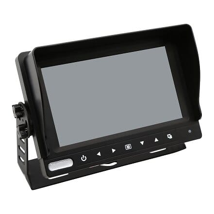 Automobilinis CCTV monitorius 7 colių, vandeniui atsparus IP69k