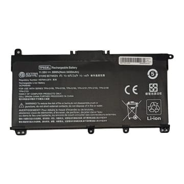 Suderinama nešiojamo kompiuterio baterija HP TF03XL, 3400 mAh