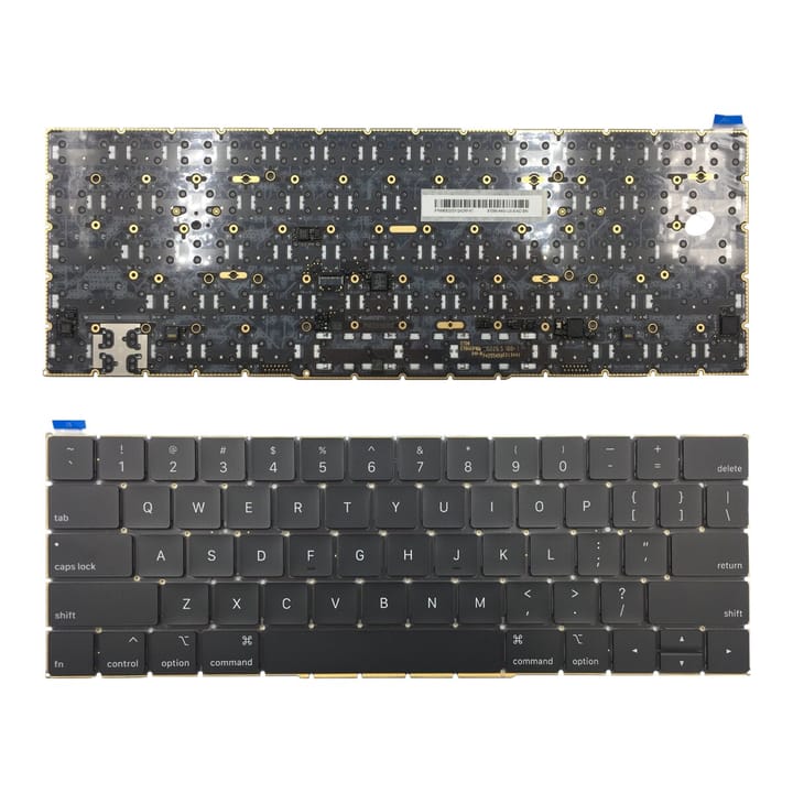 Nešiojamo kompiuterio klaviatūra Apple Macbook Pro 13, 15, A1989, A1990 su Touch Bar (US)