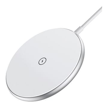 Belaidis įkroviklis CHOETECH, 15 W, magnetinis, baltas