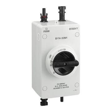 DC jungiklis 2P, 32 A, 1000VDC, MC4, IP66