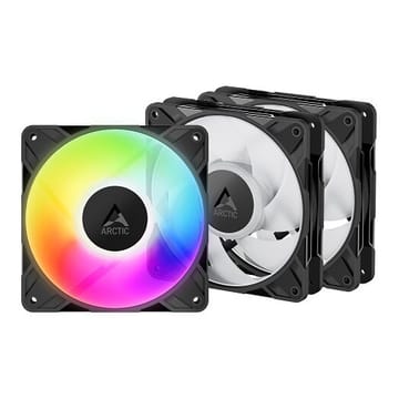 ARCTIC P12 PRO PWM PST A-RGB korpuso ventiliatoriai, 4-pin, 120 mm, 3vnt.