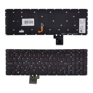 Nešiojamo kompiuterio klaviatūra Lenovo Erazer Y50, Y50-70, Y70-70; Ideapad, U530 su pašvietimu