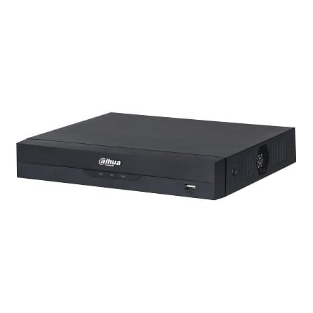 IP įrašymo įrenginys 4 kam., 4K 16MP, 1HDD, 80Mbps, 4PoE įėjimai, H.265/H.264, IVS