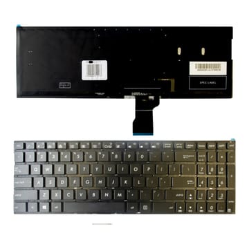 Nešiojamo kompiuterio klaviatūra ASUS UX52, UX52 A, UX52 V, UX52VS, UX501 su apšvietimu
