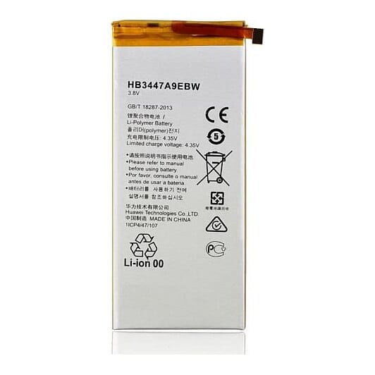 Suderinama telefono baterija Huawei Ascend P8 (HB3447A9EBW)