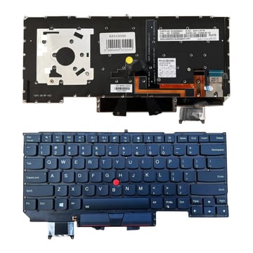 Nešiojamo kompiuterio klaviatūra Lenovo X1 Carbon Gen 6, su pašvietimu, su trackpoint, US