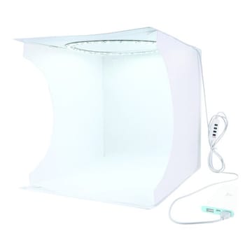 Fotografavimo dėžė su LED apšvietimu, 31x31x32cm