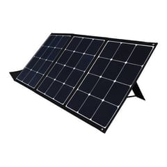 Sulankstomas saulės įkroviklis 120 W, 2xUSB, QC3.0, su adapteriais