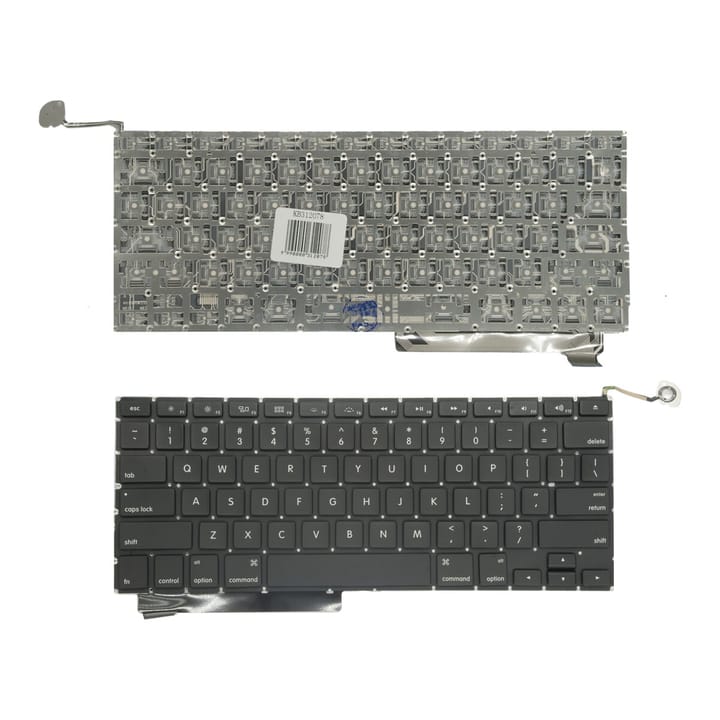 Nešiojamo kompiuterio klaviatūra Apple UniBody MacBook Pro 15" A1286 2009-2012