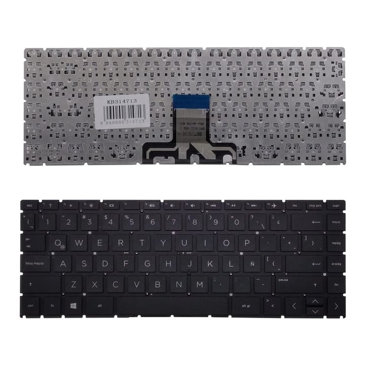 Nešiojamo kompiuterio klaviatūra HP 240 G8, be rėmelio, US