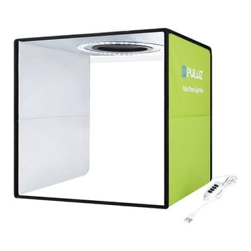 Fotografavimo dėžė su LED apšvietimu, 30x30x30cm