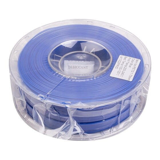3D spausdinimo plastikas PETG, 1,75 mm, 1kg, mėlynas
