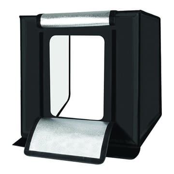 Fotografavimo dėžė su LED apšvietimu, 60x60x60cm