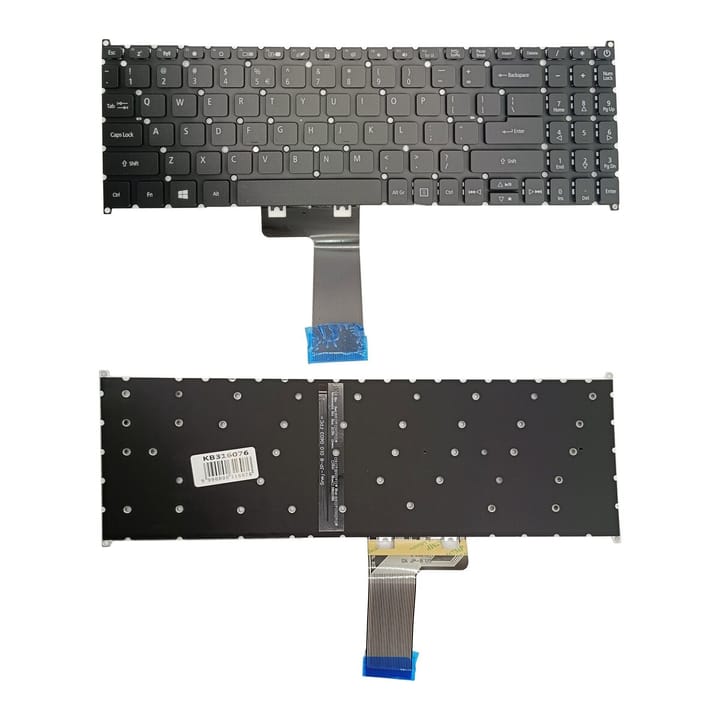 Nešiojamo kompiuterio klaviatūra Acer Aspire 3 A315-23, su pašvietimu