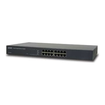 16-prievadų Gigabitinis interneto tinklo šakotuvas Planet GSW-1601