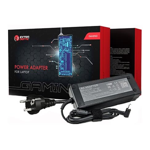 Įkroviklis nešiojamam kompiuteriui HP 120 W, 19,5 V, 6,15 A, kištukas 4,5 × 3,0 mm su adatėle