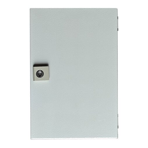 Paskirstymo skydas TIBOX 300x200x80 mm su užraktu, virštinkinis