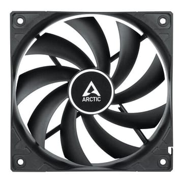 ARCTIC F12 PWM PST korpuso ventiliatorius, 4-pin, 120 mm, juodas