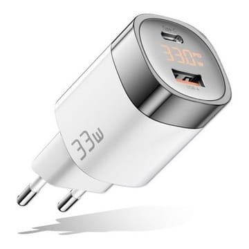 Kroviklis GaN USB Type-C, USB Type-A: 33 W, PPS