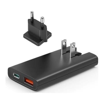 USB-C įkroviklis nešiojamam kompiuteriui ir telefonui CHOETECH GaN USB-C, USB-A, 67 W, PD
